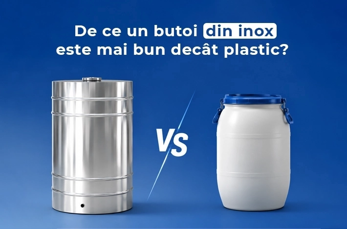 De ce un butoi din oțel inoxidabil este mai bun decât unul din plastic?